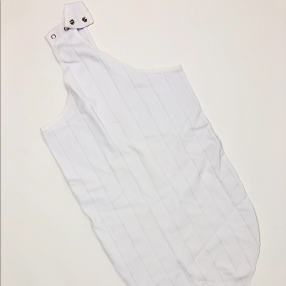 Free People Bridget Bodysuit White Halter Neck - Picture 10 of 12